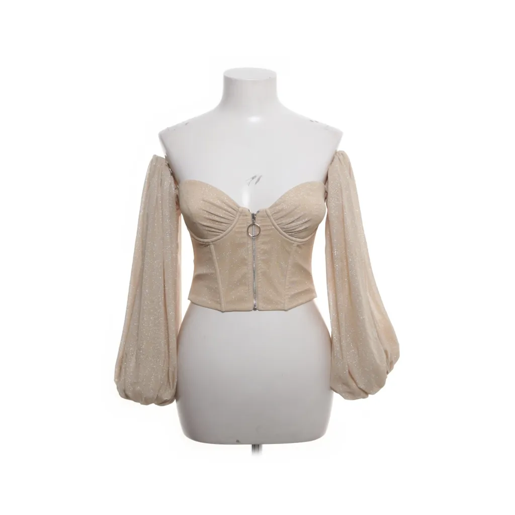 Oh Polly - Crop Top - Damen - Größe: XS - Gold