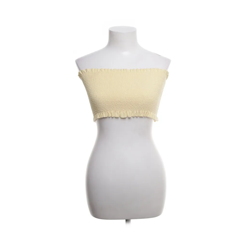 Gina Tricot - Tube Top - Damen - Größe: L - Gelb