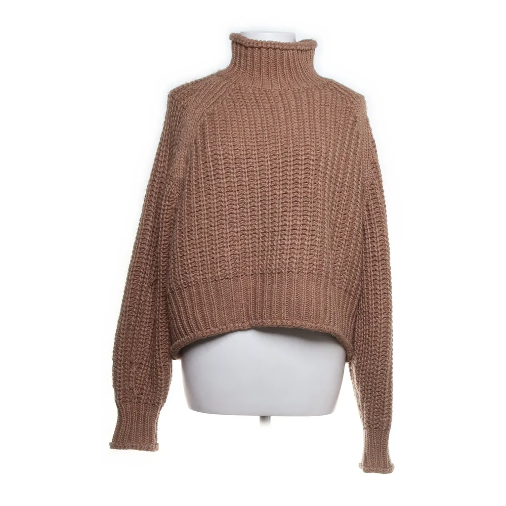 H&M - Rollkragenpullover - Damen - Größe: M - Braun