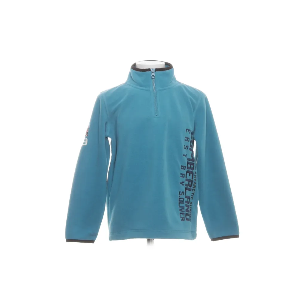 s.Oliver - Fleecepullover - Herren - Größe: 116/122 - Blau