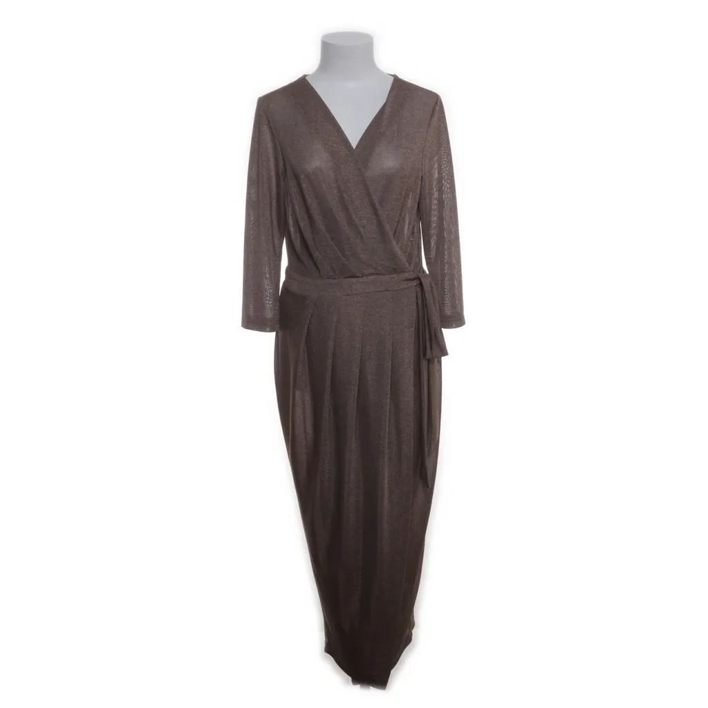 6'AM - Wickelkleid - Damen - Größe: M - Braun