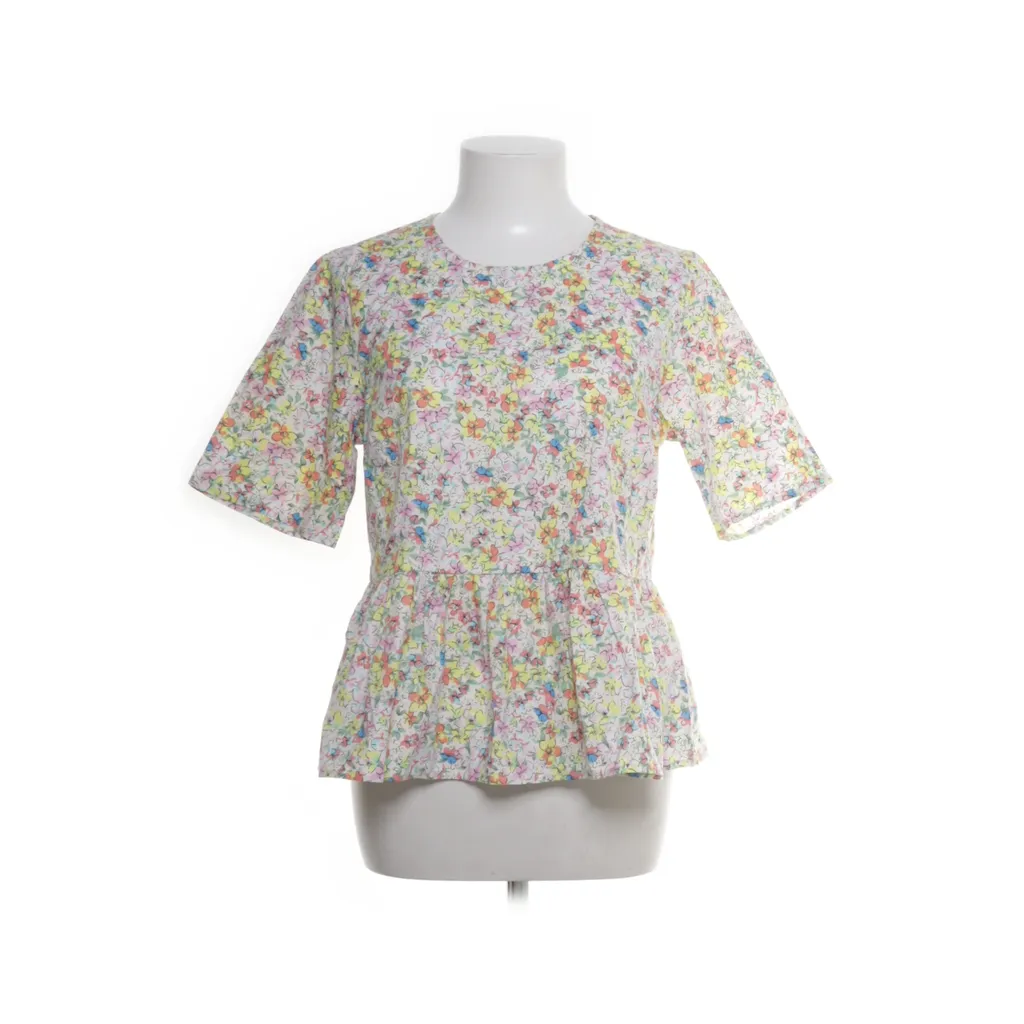 Pieces - Peplum Top - Damen - Größe: M - Gelb