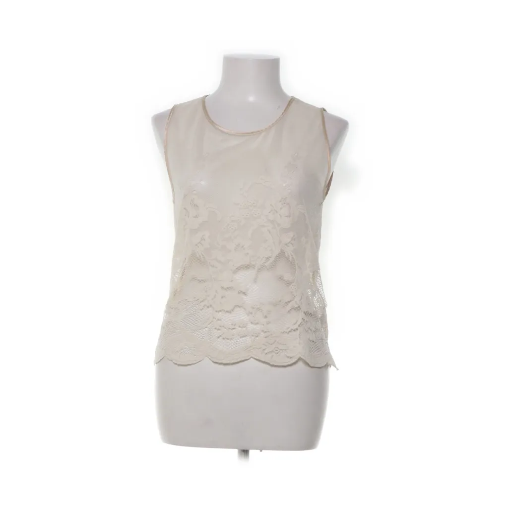 Topshop - Netzshirt - Damen - Größe: 36 - Beige