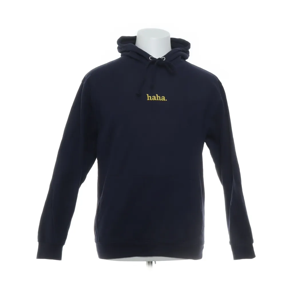 Haha. - Kapuzenpullover - Herren - Größe: M - Blau