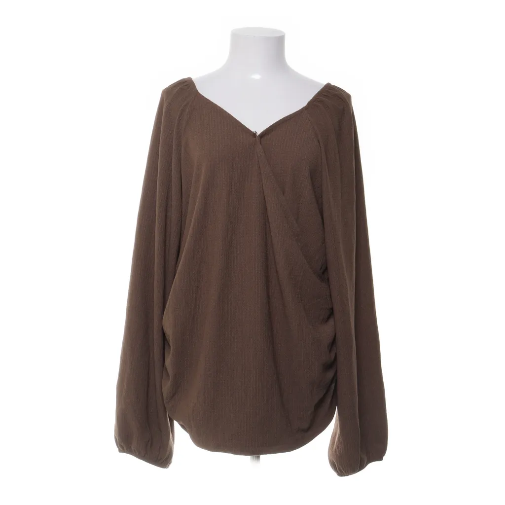 Ellos - Wickelbluse - Damen - Größe: 50/52 - Braun
