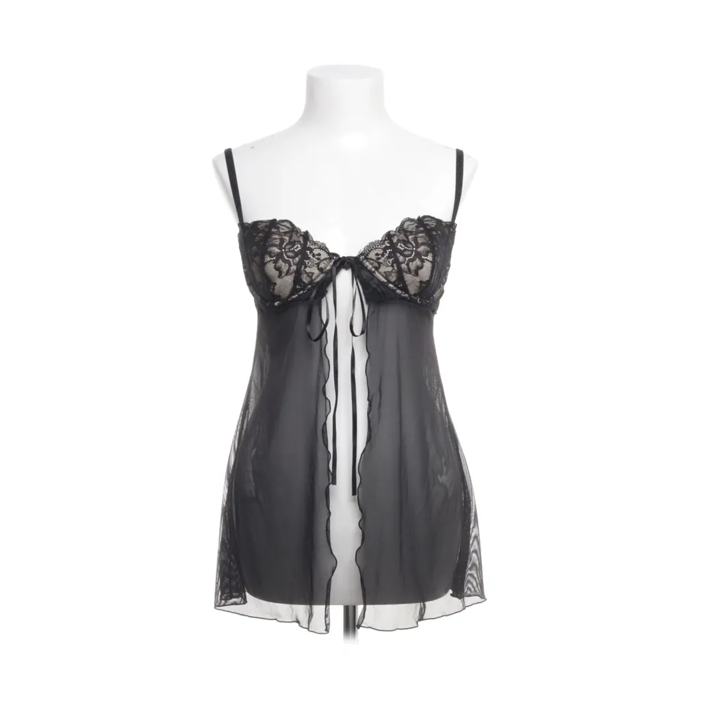 Lascana - Negligé - Damen - Größe: 75B - Schwarz