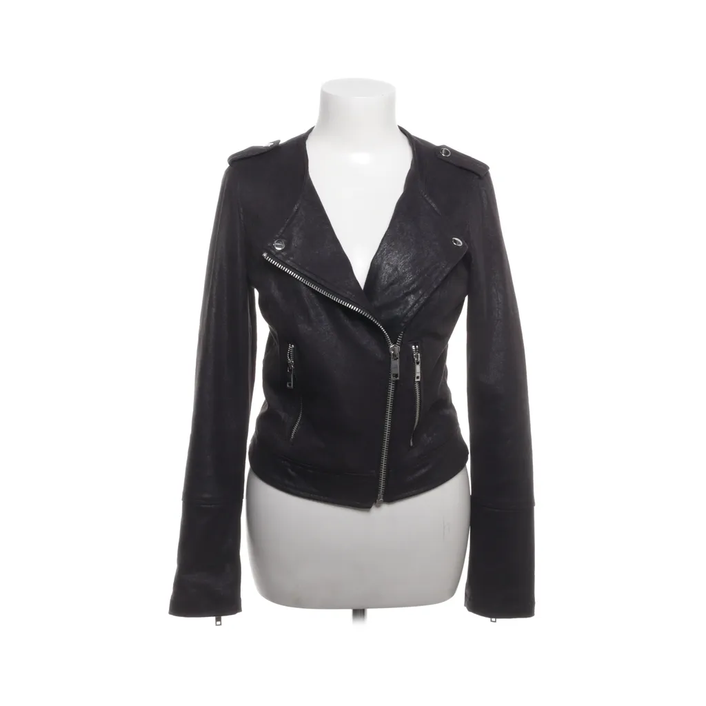 Page One - Bikerjacke - Damen - Größe: S - Schwarz