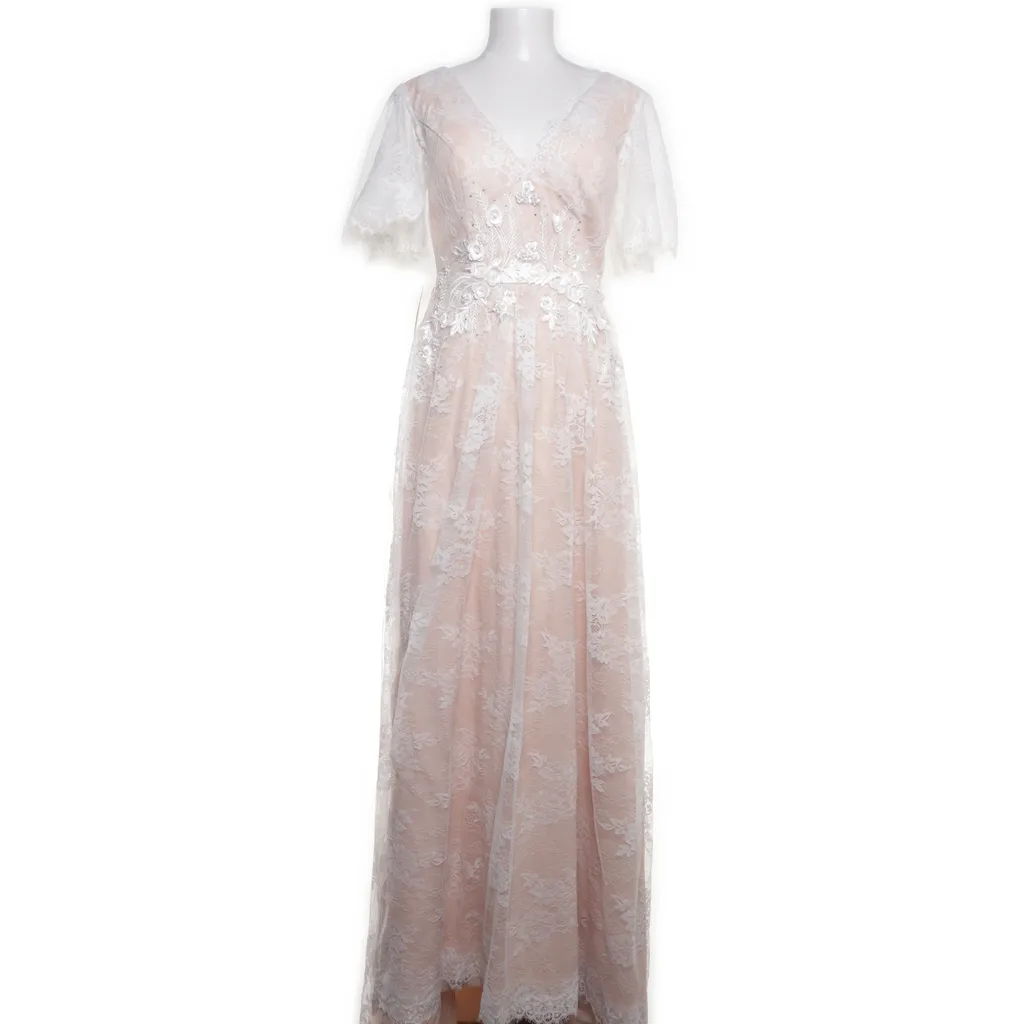 TS Couture - Abendkleid - Damen - Größe: L - Beige