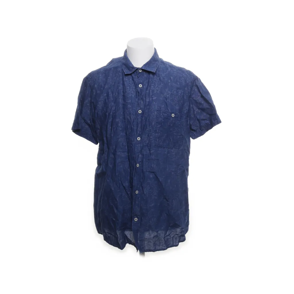 Dobermann - Kurzarmhemd - Herren - Größe: XL - Blau