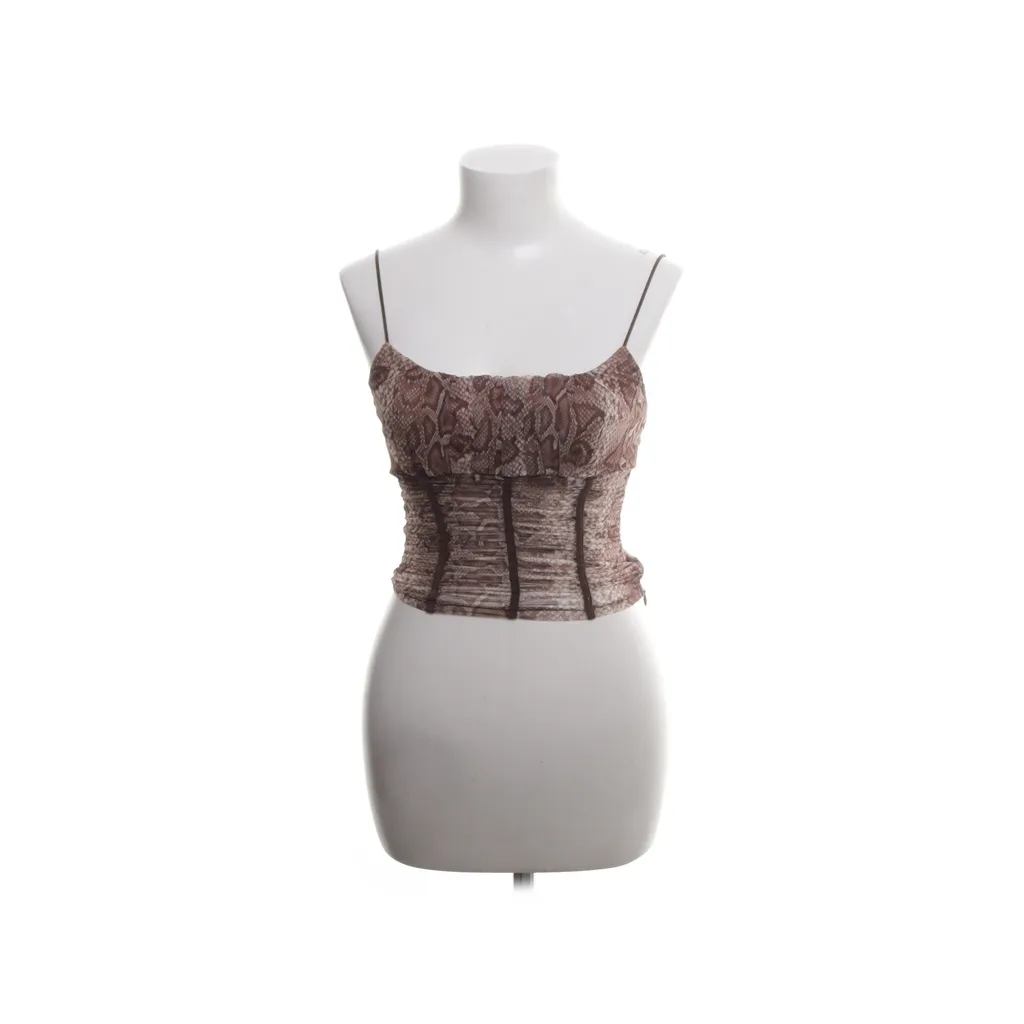 Princess Polly - Crop Top - Damen - Größe: 34 - Braun