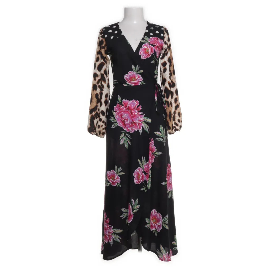 Dancing Leopard - Morgenmantel - Damen - Größe: 34 - Schwarz