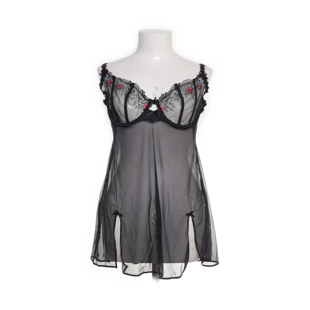 Lounge - Negligé - Damen - Größe: XL - Schwarz