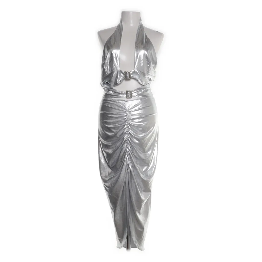 Virgos Lounge - Neckholderkleid - Damen - Größe: M - Silber