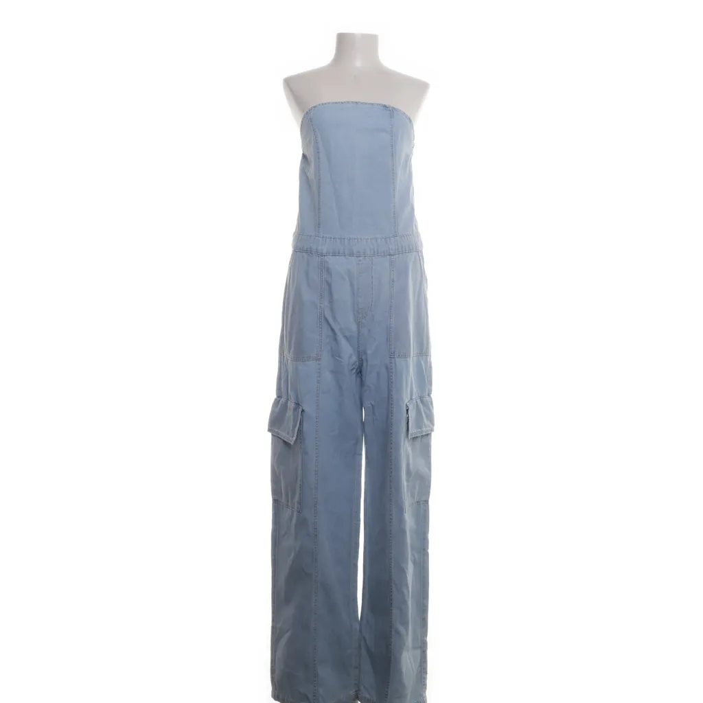 Bershka Denim Collection - Jumpsuit - Damen - Größe: M - Blau