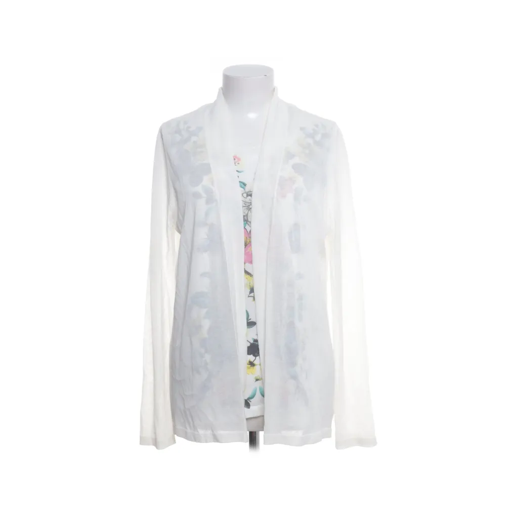 Himmelblau - Twinset - Damen - Größe: 40 - Weiß