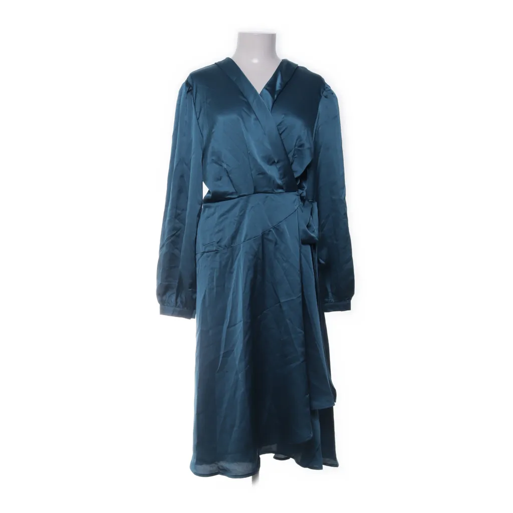 Boohoo - Wickelkleid - Damen - Größe: 42 - Petrol