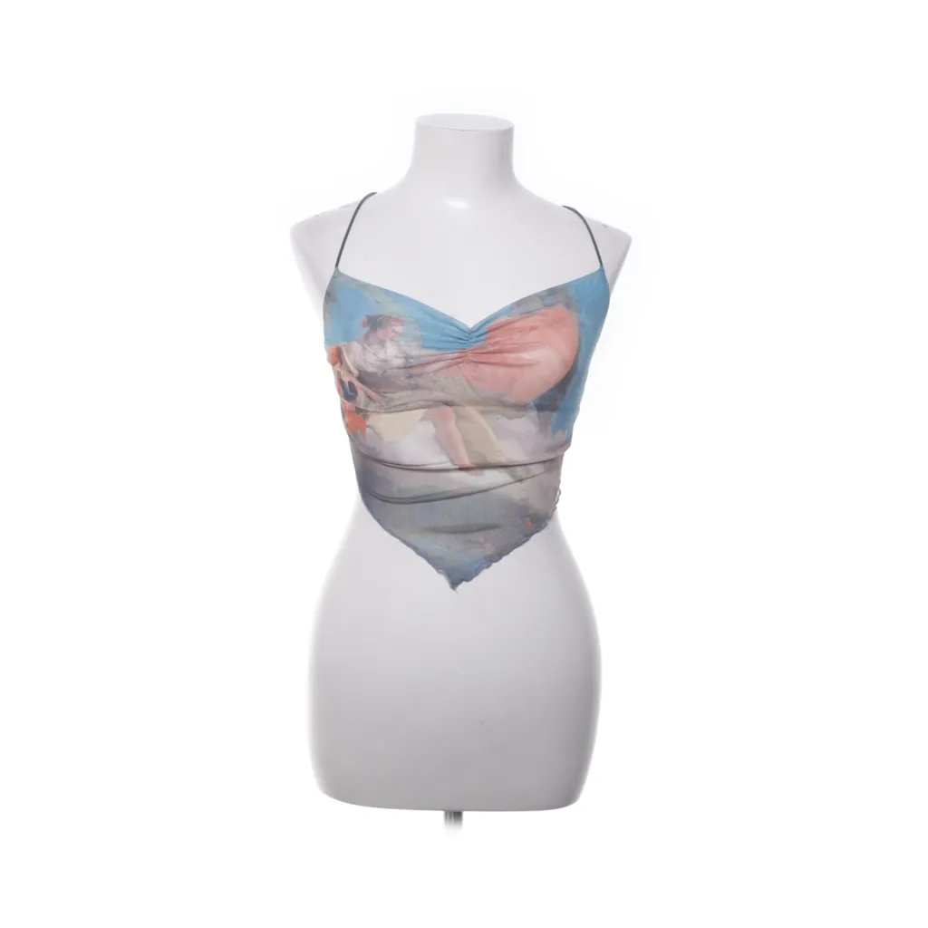 Shein Mod - Crop Top - Damen - Größe: M - Türkis