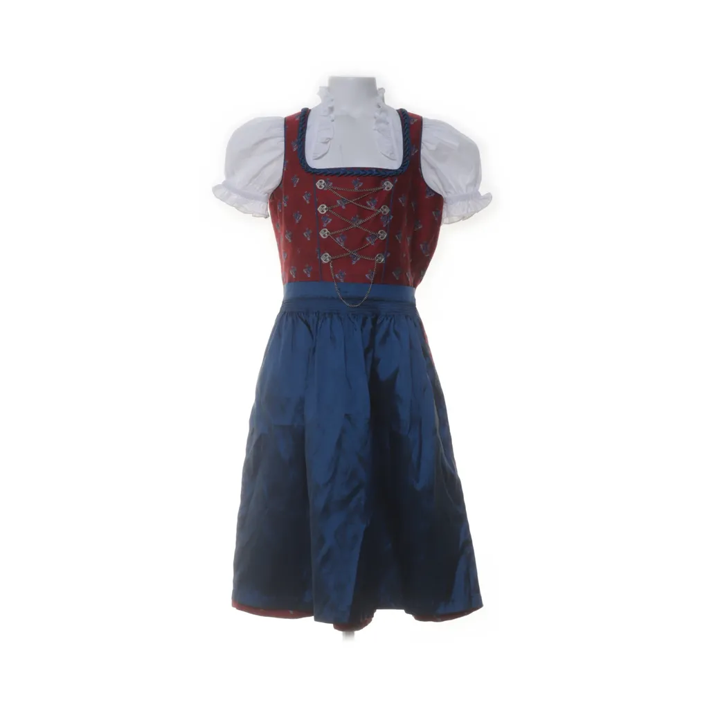 Alpin - Dirndl - Damen - Größe: 146/152 - Rot