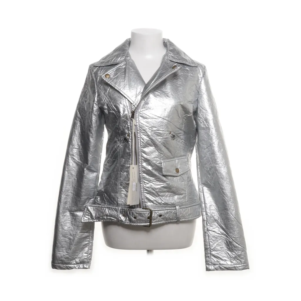 Anyone - Bikerjacke - Damen - Größe: XL - Silber
