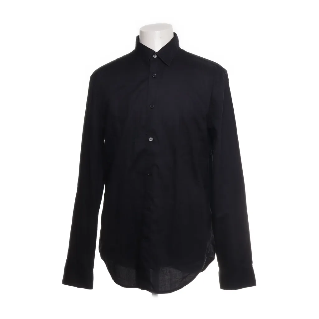 H&M Essentials - Hemd - Herren - Größe: L - Schwarz