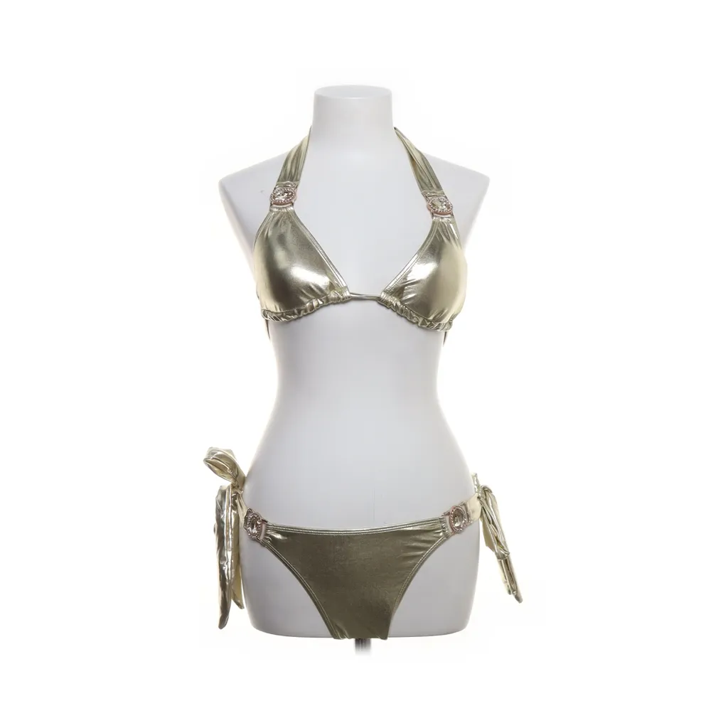 Moda Minx - Bikini - Damen - Größe: S - Gold