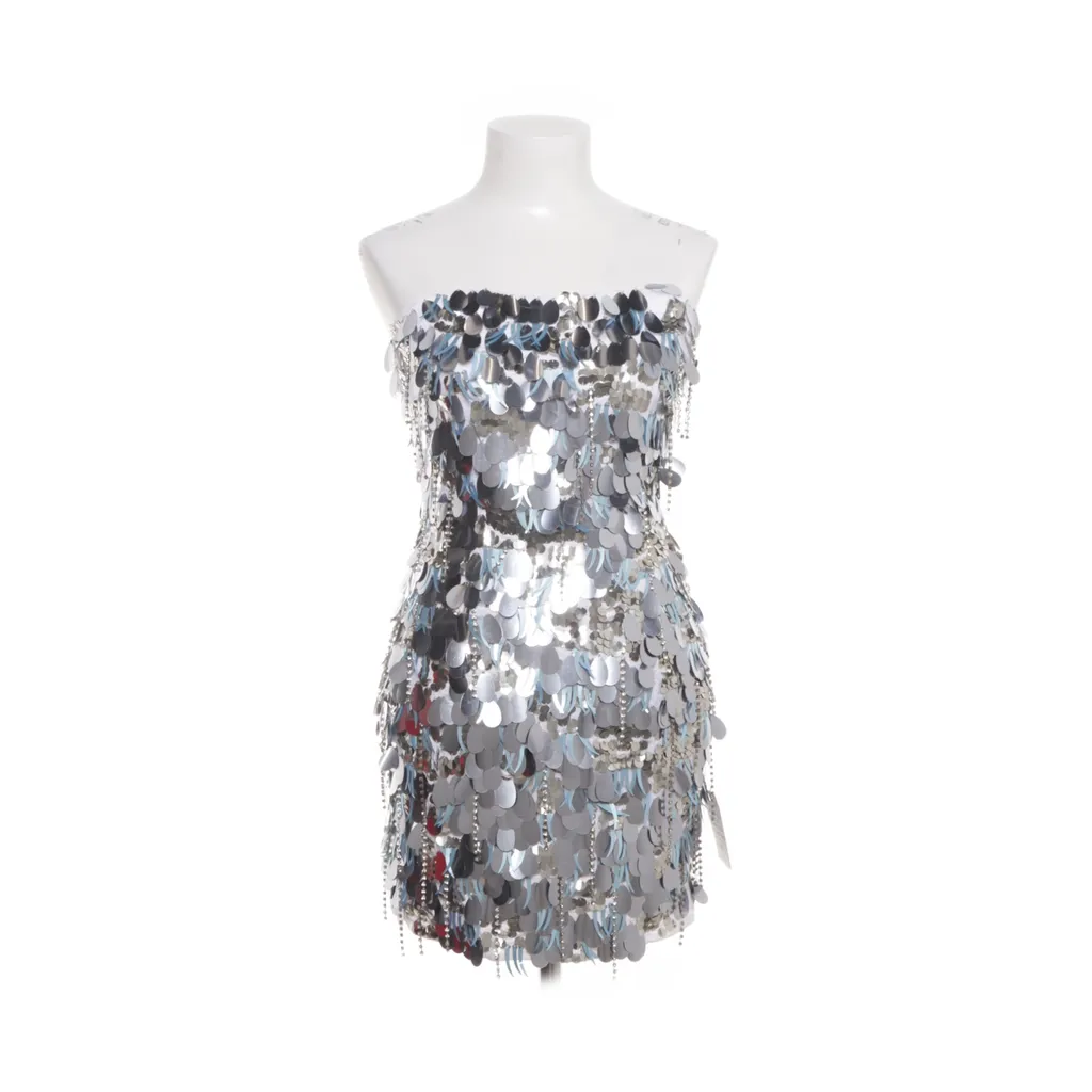 ASOS Design - Cocktailkleid - Damen - Größe: 36 - Silber