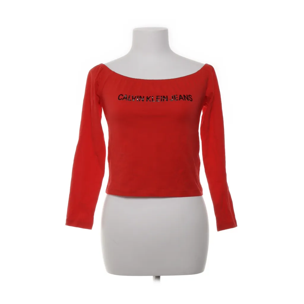 Calvin Klein Jeans - Crop Top - Damen - Größe: M - Rot