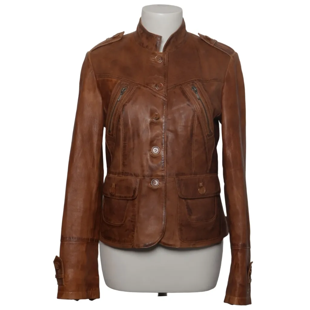 Image of Explorer Leren jack (Preloved)