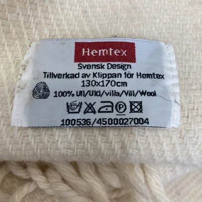 Pläd (Beige) från Hemtex Ull thumbnail 4