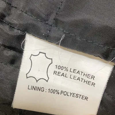 Läderjacka (Svart) från Levinsky Polyester, Skinn thumbnail 4