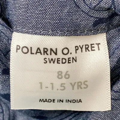 Skjorta (Blå) från Polarn O. Pyret Bomull thumbnail 4