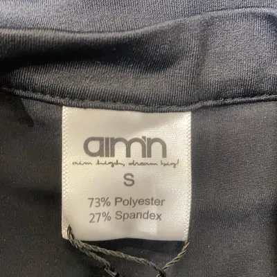 Träningströja (Svart) från Aim'n Elastan, Polyester thumbnail 3