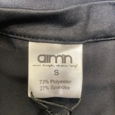 Träningströja (Svart) från Aim'n Elastan, Polyester thumbnail 4