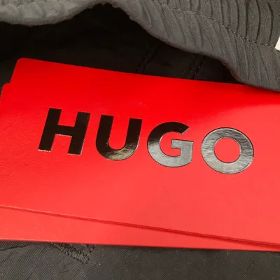 Träningsbyxor (Svart) från Hugo Boss Bomull, Polyamid, Polyester thumbnail 3
