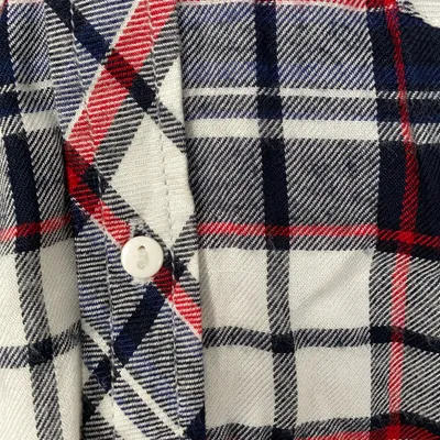 Flanellskjorta (Vit, Blå, Röd) från Designer thumbnail 4