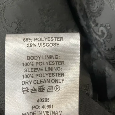 Kostym (Svart) från Occasion Polyester, Viskos thumbnail 4