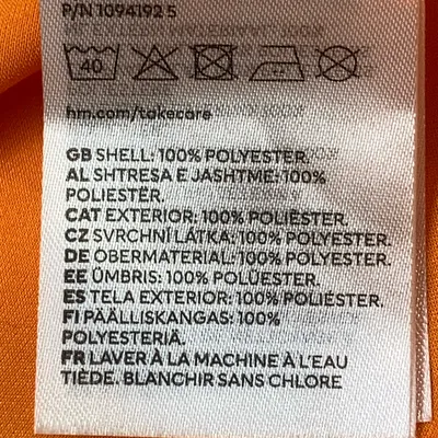 Långklänning (Orange) från H&M Polyester thumbnail 4