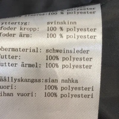 Läderjacka (Vit) från Jofama Rookie by Kristine Ullebø Polyester, Skinn thumbnail 4
