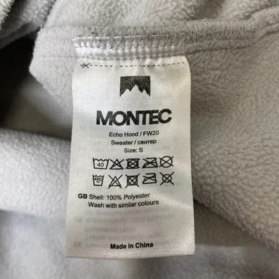 Huvtröja (Vit) från Montec Polyester thumbnail 4
