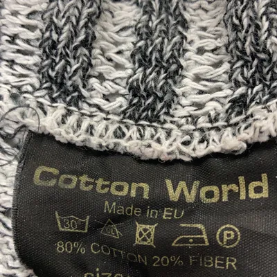 Bolero (Svart, Vit) från Cotton World Corp Bomull thumbnail 4