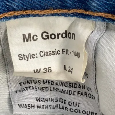 Jeans (Blå) från Mc Gordon Bomull thumbnail 3