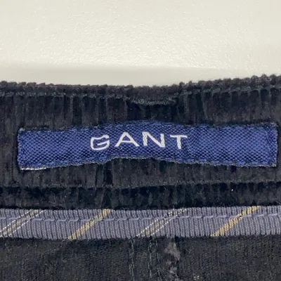 Kjol (Svart) från GANT Viskos, Bomull, Elastan thumbnail 3