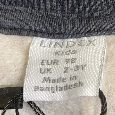 Collegetröja (Svart, Flerfärgad) från Lindex Kids Bomull, Elastan thumbnail 3