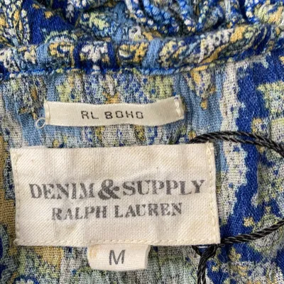 Blus (Blå, Flerfärgad) från Denim & Supply Ralph Lauren Bomull, Viskos thumbnail 3