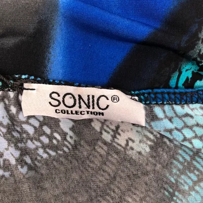 T-shirt (Blå, Grå, Svart) från Sonic Elastan, Polyester thumbnail 3