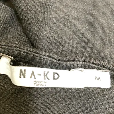 Crop top (Svart) från NA-KD Elastan, Polyester, Viskos thumbnail 3