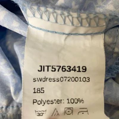 Klänning (Blå, Vit) från Shein Polyester thumbnail 4