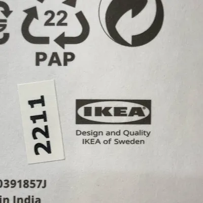 Kuddfodral (Grå) från IKEA Bomull thumbnail 3