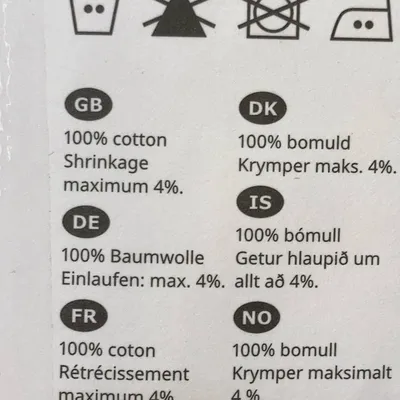Kuddfodral (Grå) från IKEA Bomull thumbnail 4