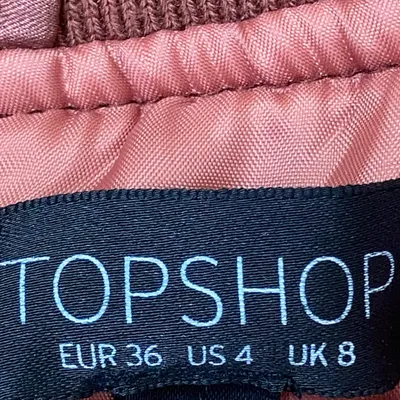 Bomberjacka (Brun) från Topshop Polyester thumbnail 3